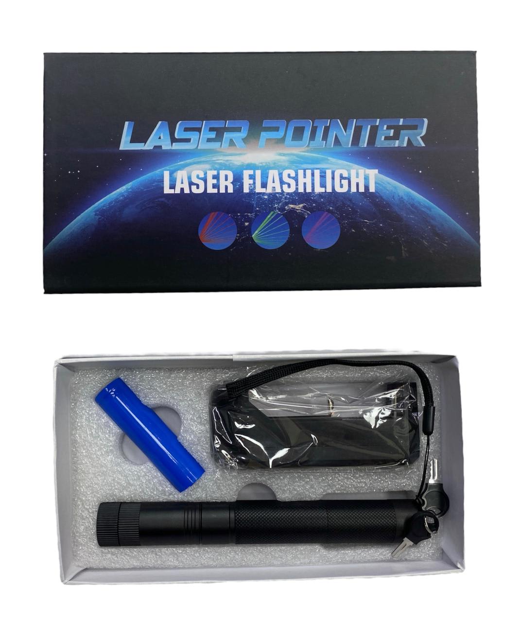 30926 PUNTERO LASER CON PILA RECARGABLE +CARGADOR (60)