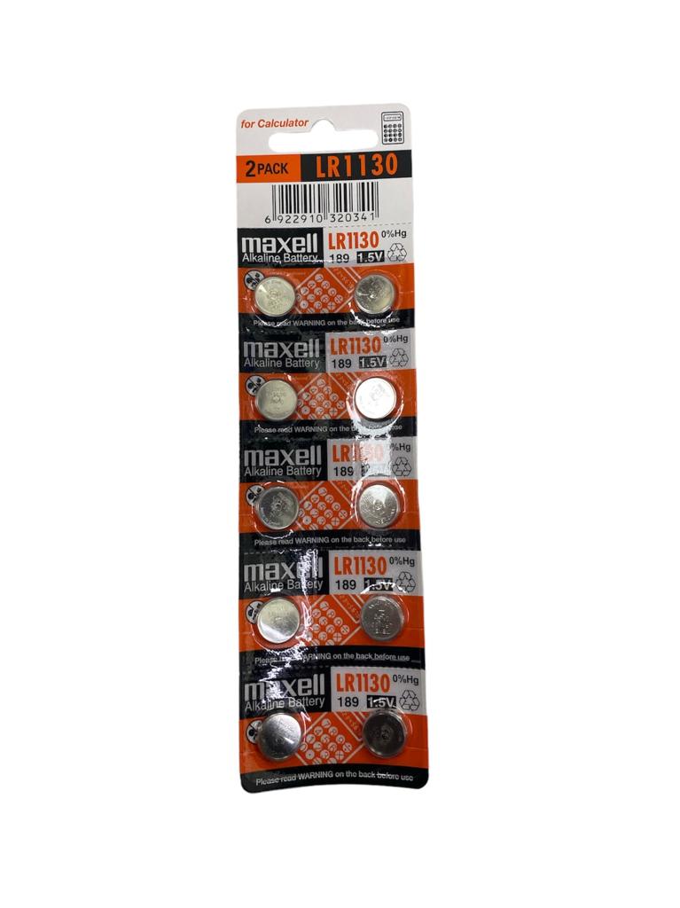 LR1130 AG10 MAXELL SET X 10