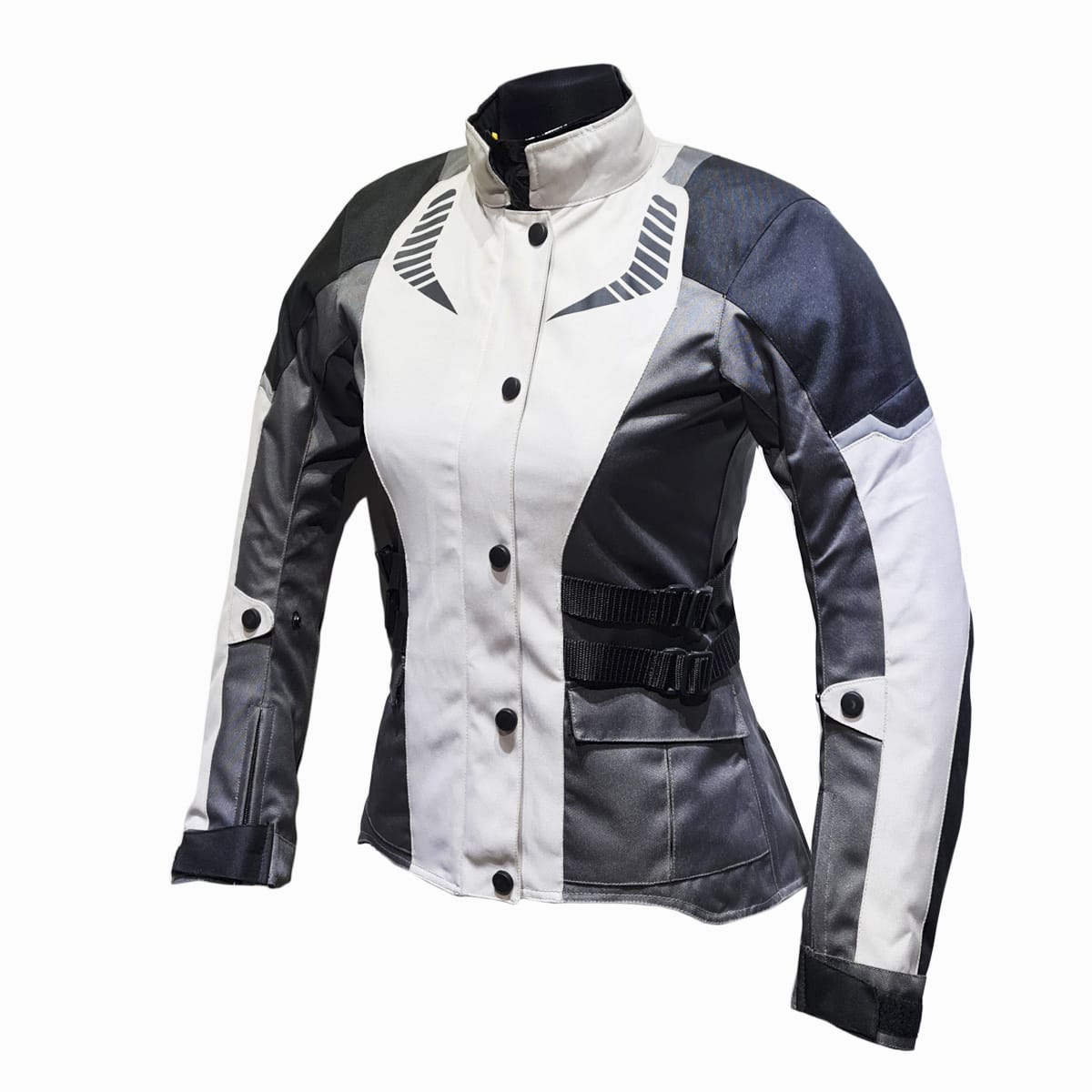 CHAQUETA AREX MUJER NOORI GRIS NEGRO (LIQUIDACION SIN CAMBIO NI DEVOLUCION)