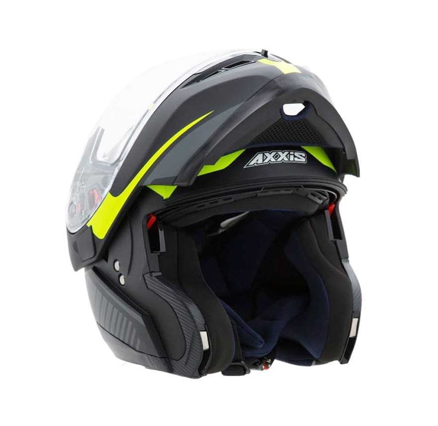 CASCO AXXIS OPTIMUS QUEST NEGRO/AMARILLO
