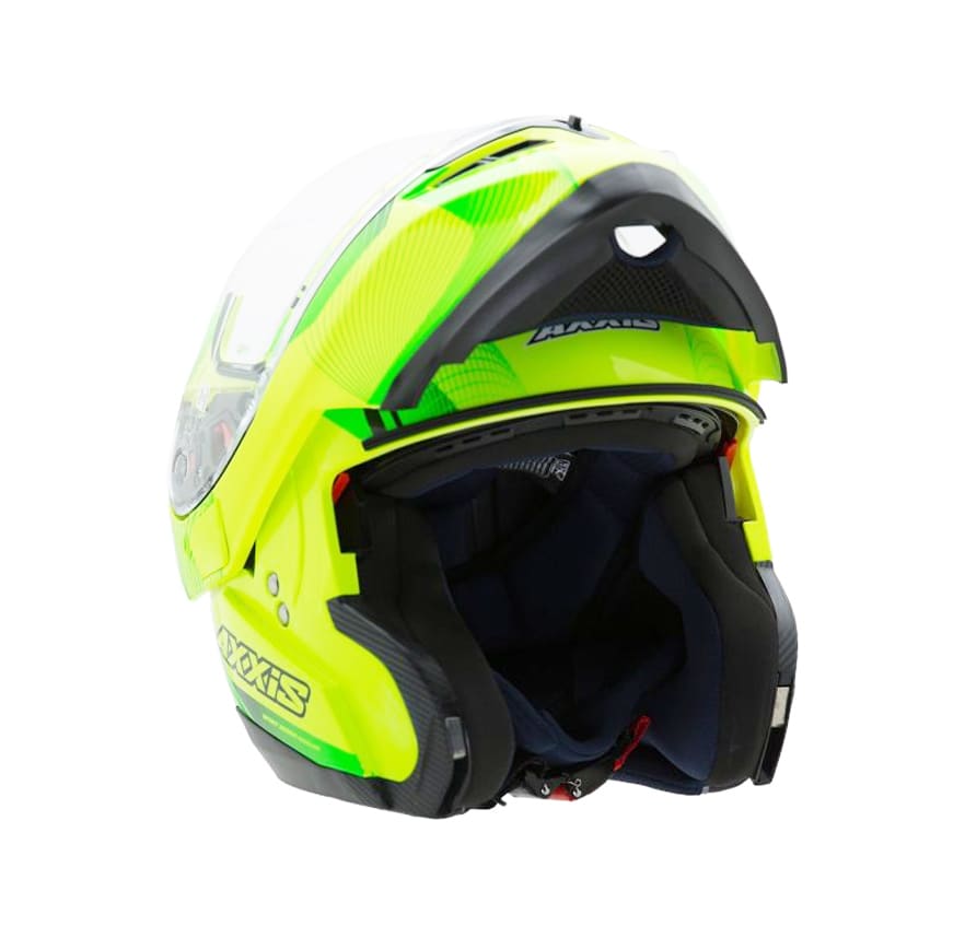 CASCO AXXIS OPTIMUS SPIRIT AMARILLO/VERDE FLUOR