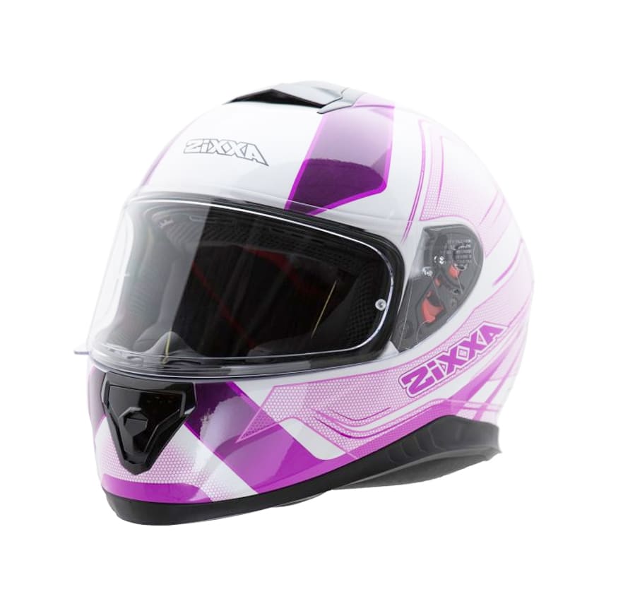 CASCO AXXIS THUNDER TRACE BLANCO/PURPURA
