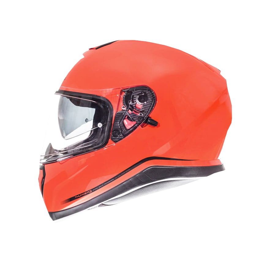 CASCO AXXIS THUNDER SOLID NARANJO