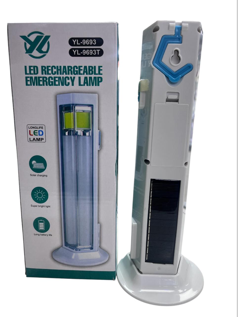 396928 LINTERNA LED SOLAR RECARGABLE PILA