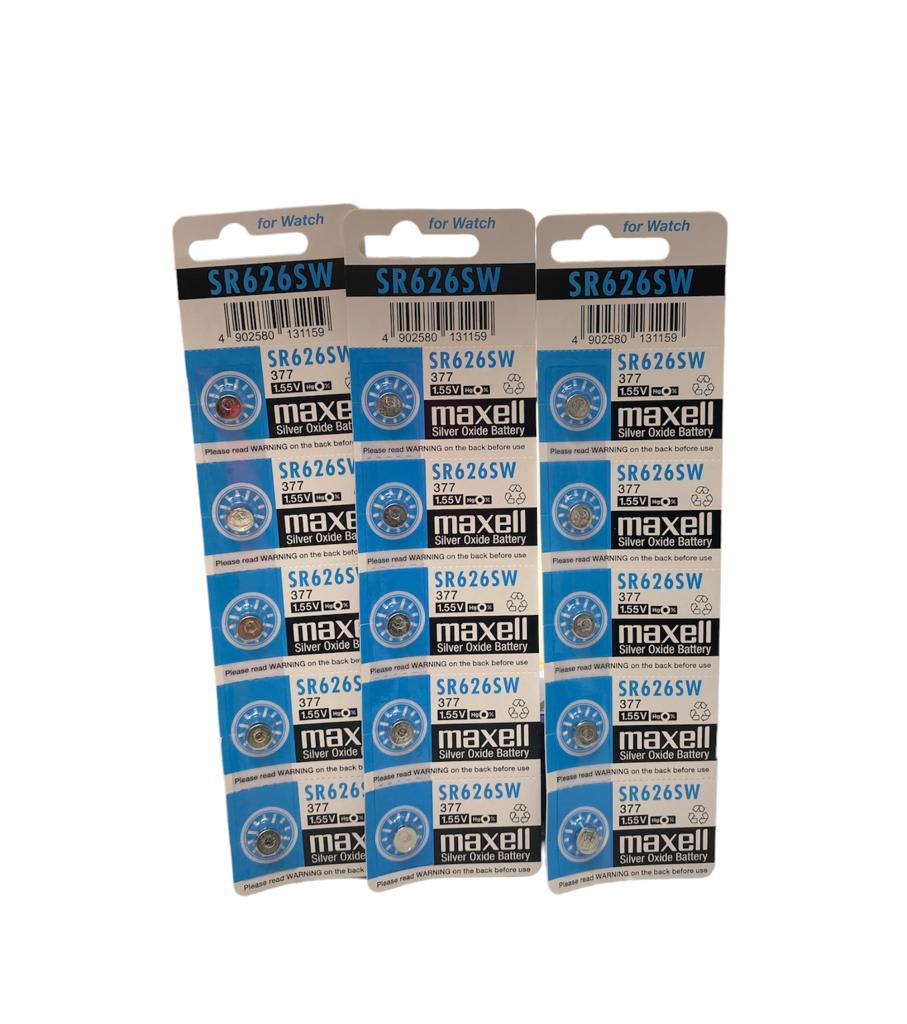 ELEC 131159 PILA MAXELL SR626 CARTON X10 PCS
