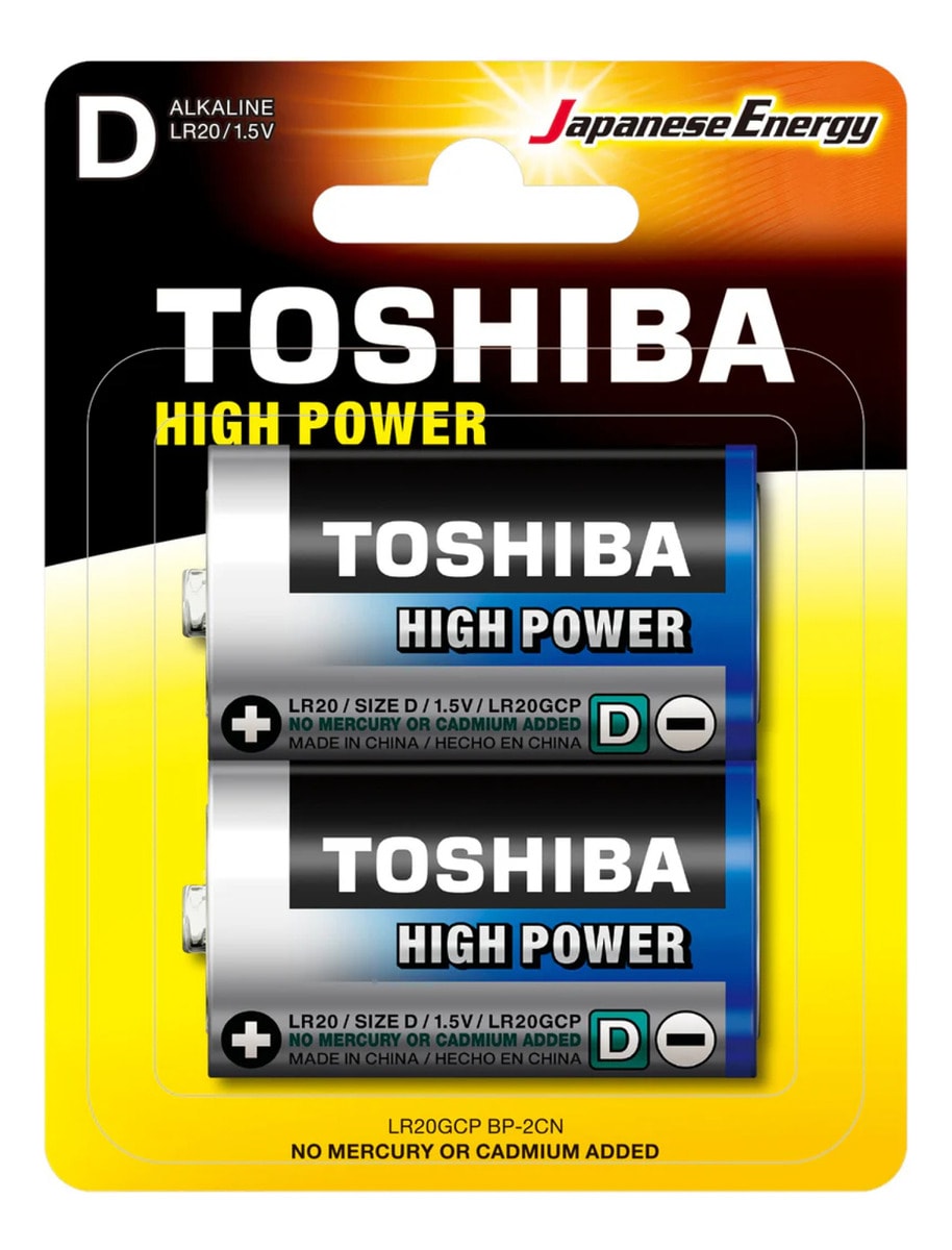 ELEC 592706PILA D TOSHIBA ALCALINA X2