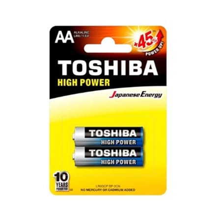 572720 PILA TOSHIBA AA ALCALINA PACK 2 UNIDADES
