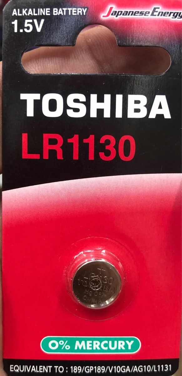 594229 TOSHIBA LR1130 ALKALINE X1 (100)