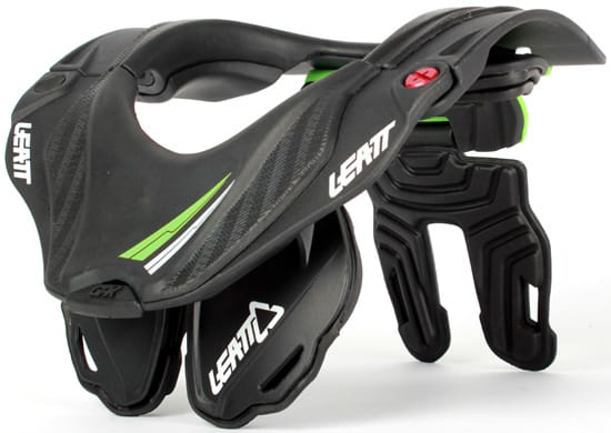 Cuello Leatt GPX 5.5 Niño Negro/Verde PRODUCTO 2DA SELECCION