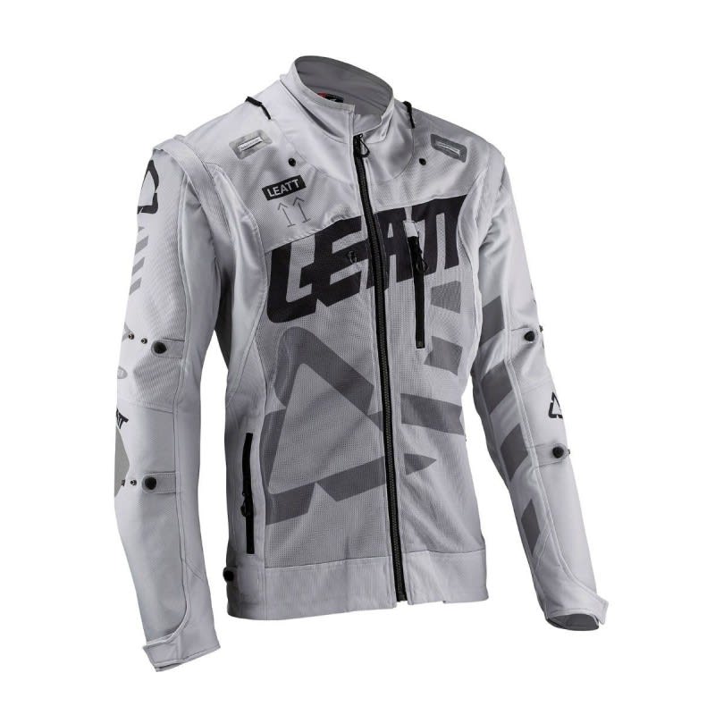 CHAQUETA LEATT GPX 4.5 X-FLOW BLANCO GRIS