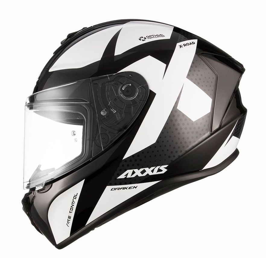 CASCO AXXIS DRAKEN B6 NEGRO BRILLO