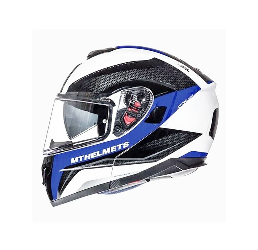 CASCO MT ATOM SV TARMAC BCO/NEG/AZUL