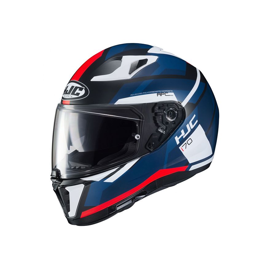 CASCO HJC I70 ELIM AZUL BCO ROJO