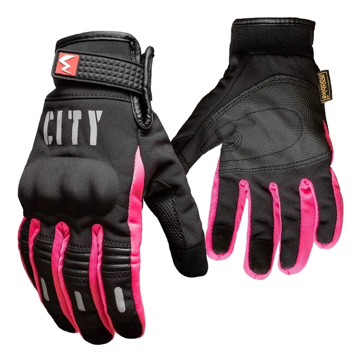 GUANTE MADBIKE CITY ROSA