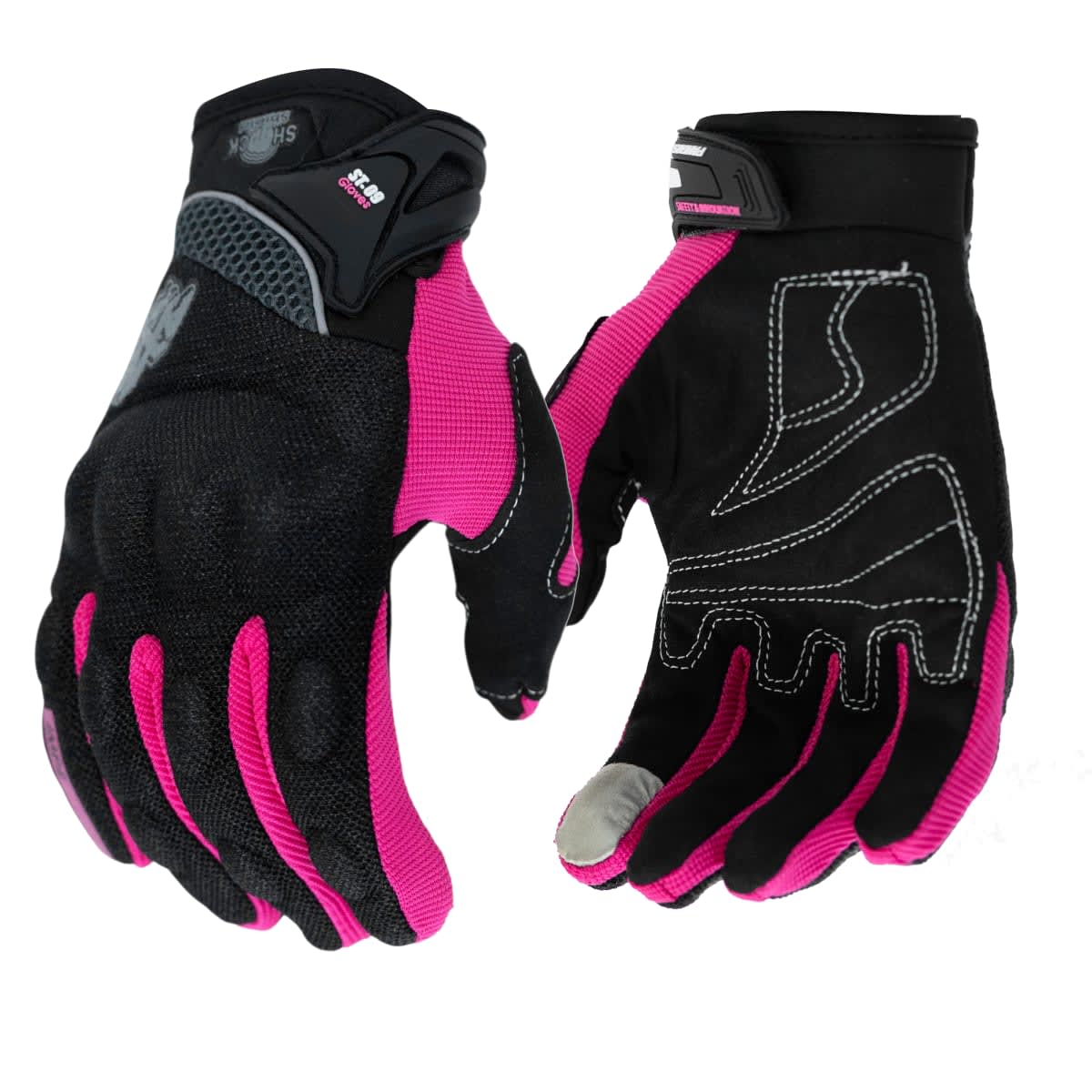 GUANTE AXE ST-09 NEGRO ROSA