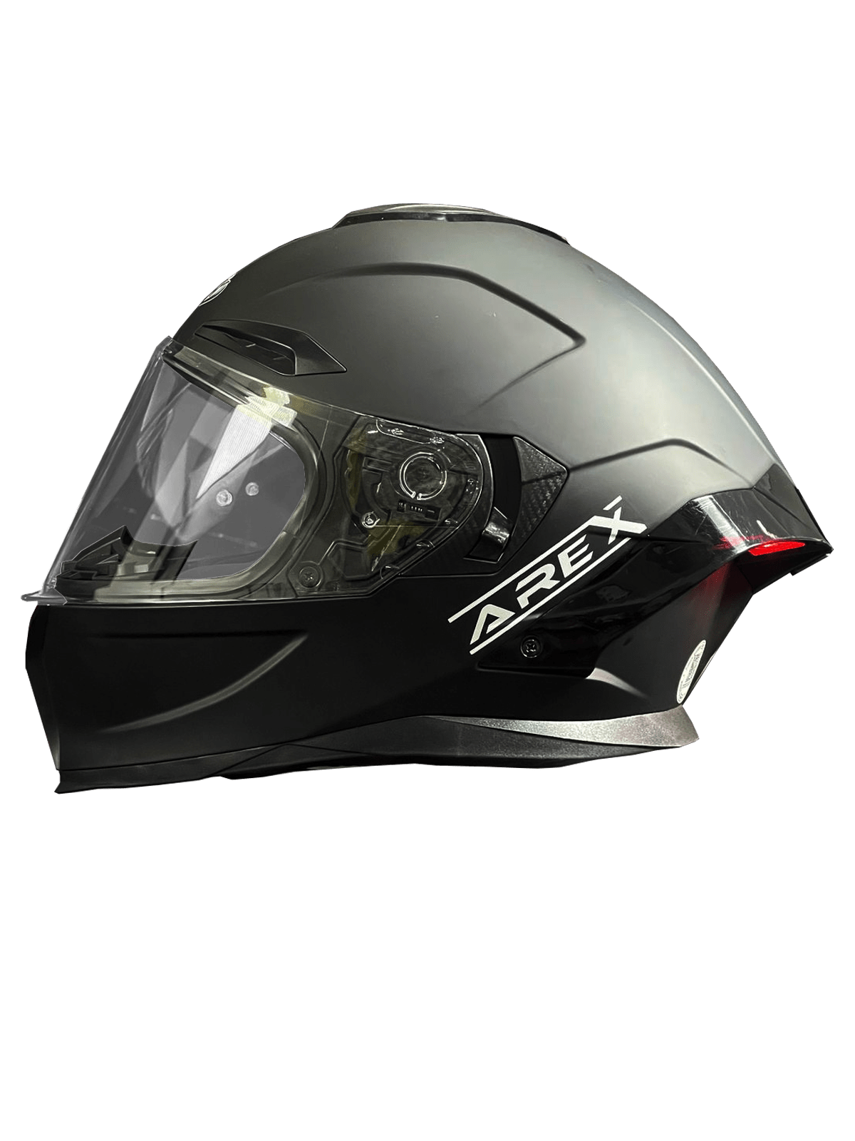CASCO INTEGRAL AREX MR-803 NEGRO MATTE + LUZ LED