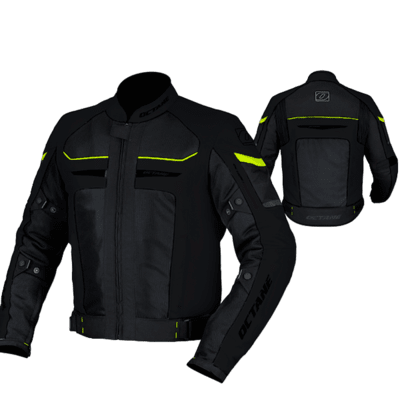 CHAQUETA OCTANE AIRFLOW 2 NEGRO/AMARILLO