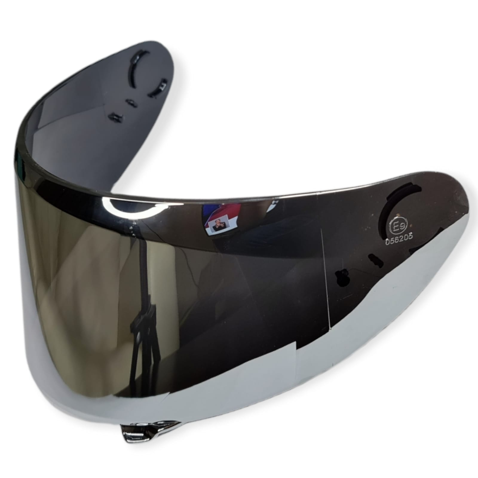 VISOR MICA AREX MR-16 IRIDIUM SILVER (ESPEJO)