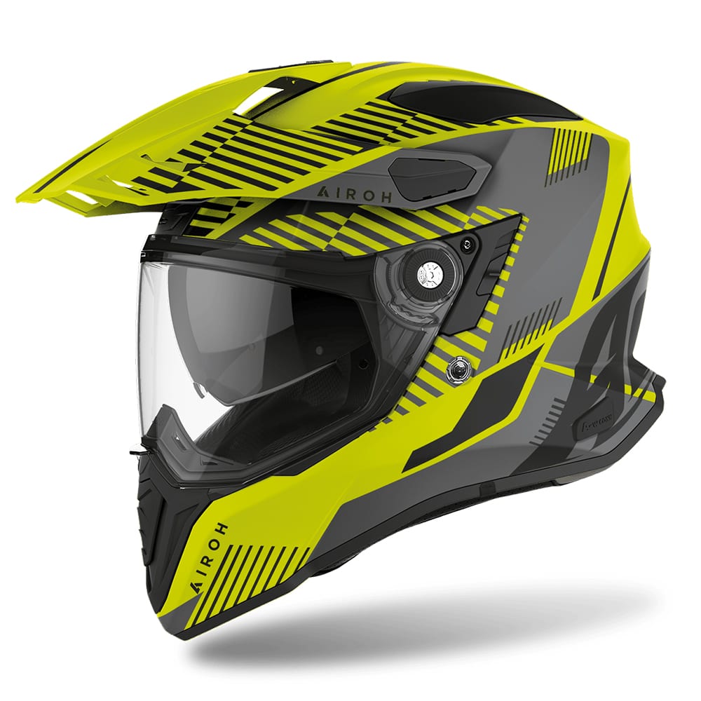 CASCO AIROH COMMANDER NEGRO AMARILLO