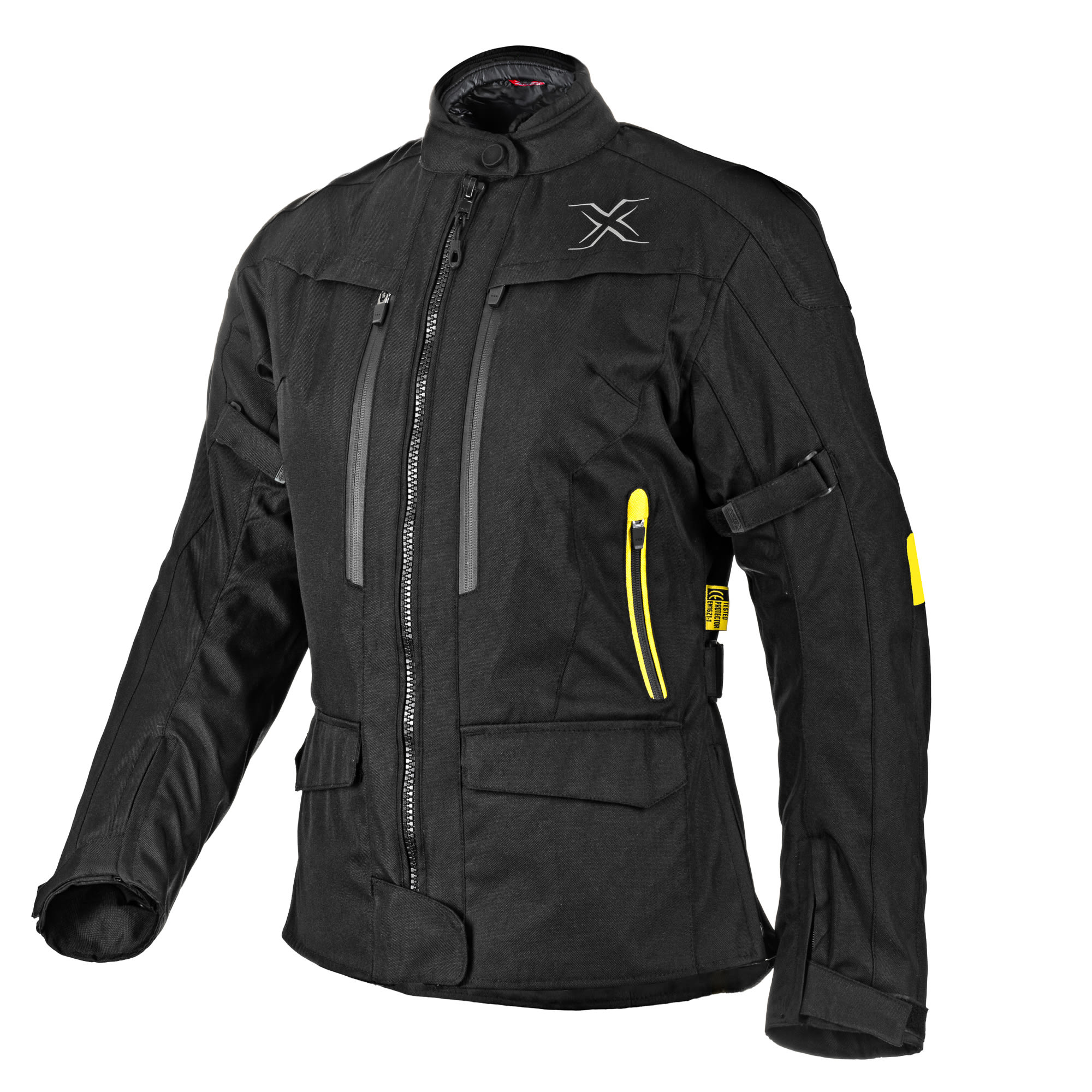 CHAQUETA AREX WANDA (3 CAPAS) LADY FIT NEGRO/AMARILLO