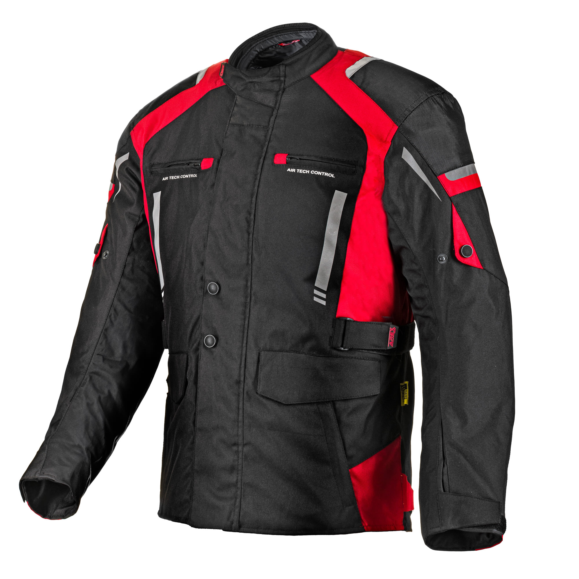 CHAQUETA AREX DRAX (3 CAPAS)  NEGRO/ROJO
