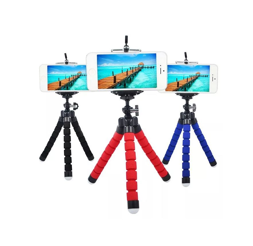 TRIPODE BASTON SELFIE FLEXIBLE COLORES