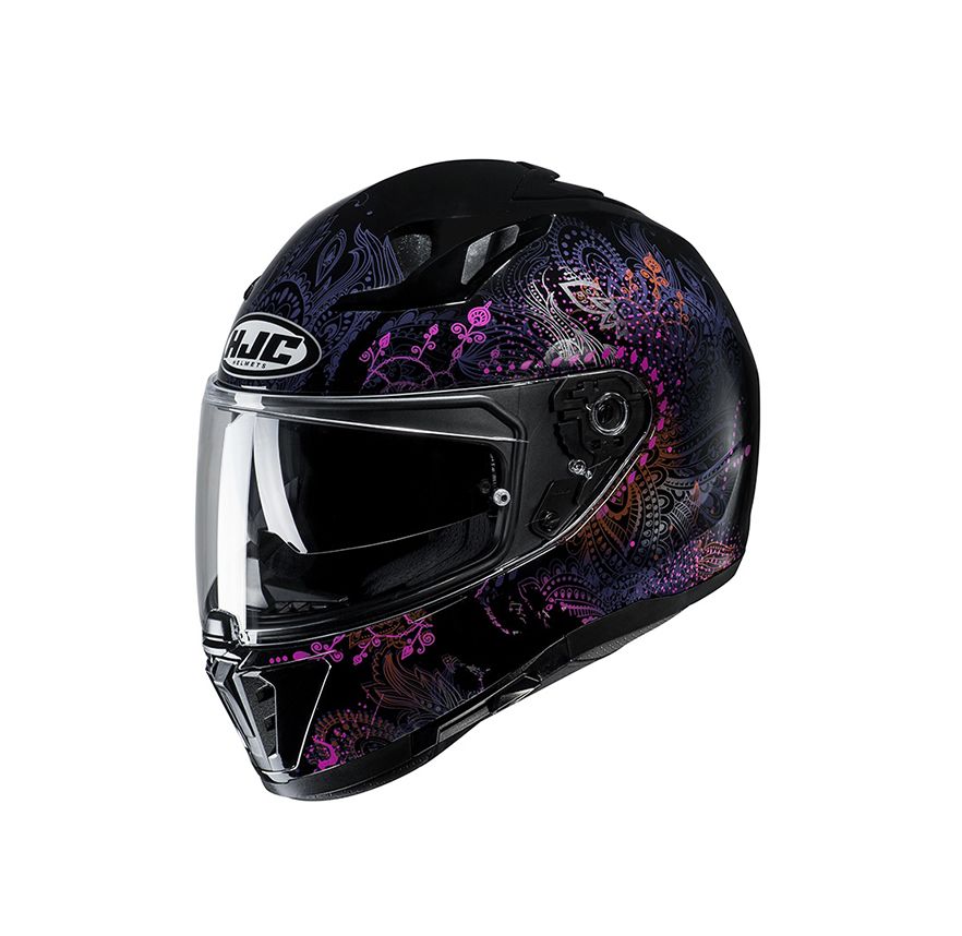 CASCO HJC I70 VAROK NEGRO PURPURA