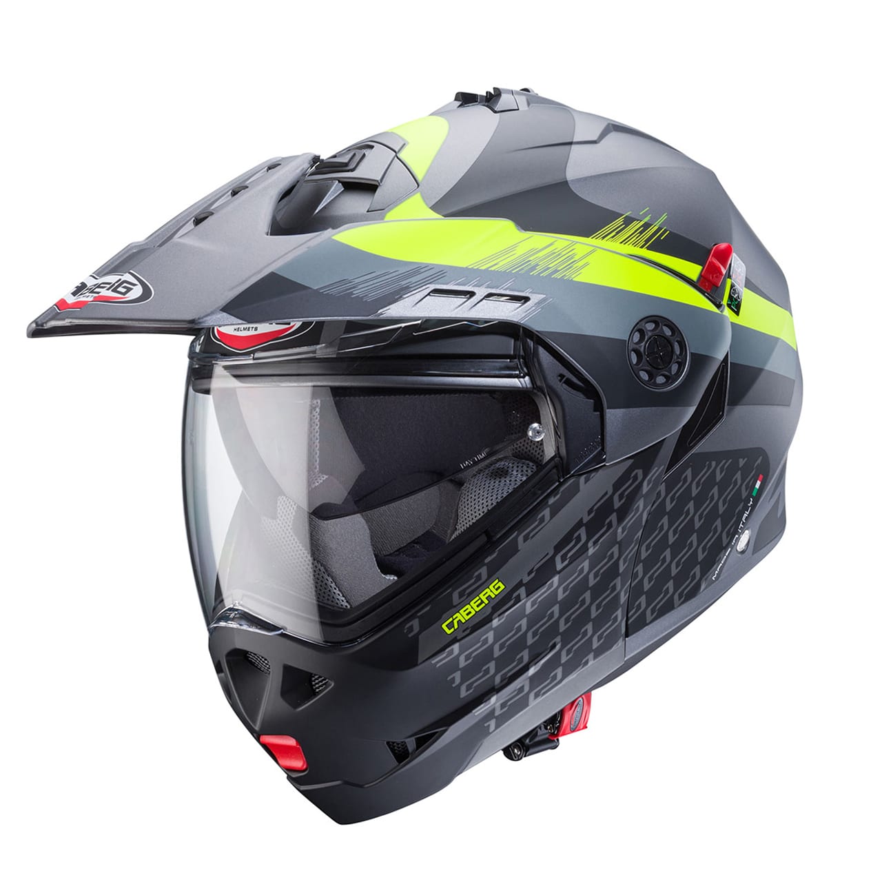 CASCO CABERG TOURMAX X SARABE MATT GUN METAL/BLACK/YELLOW