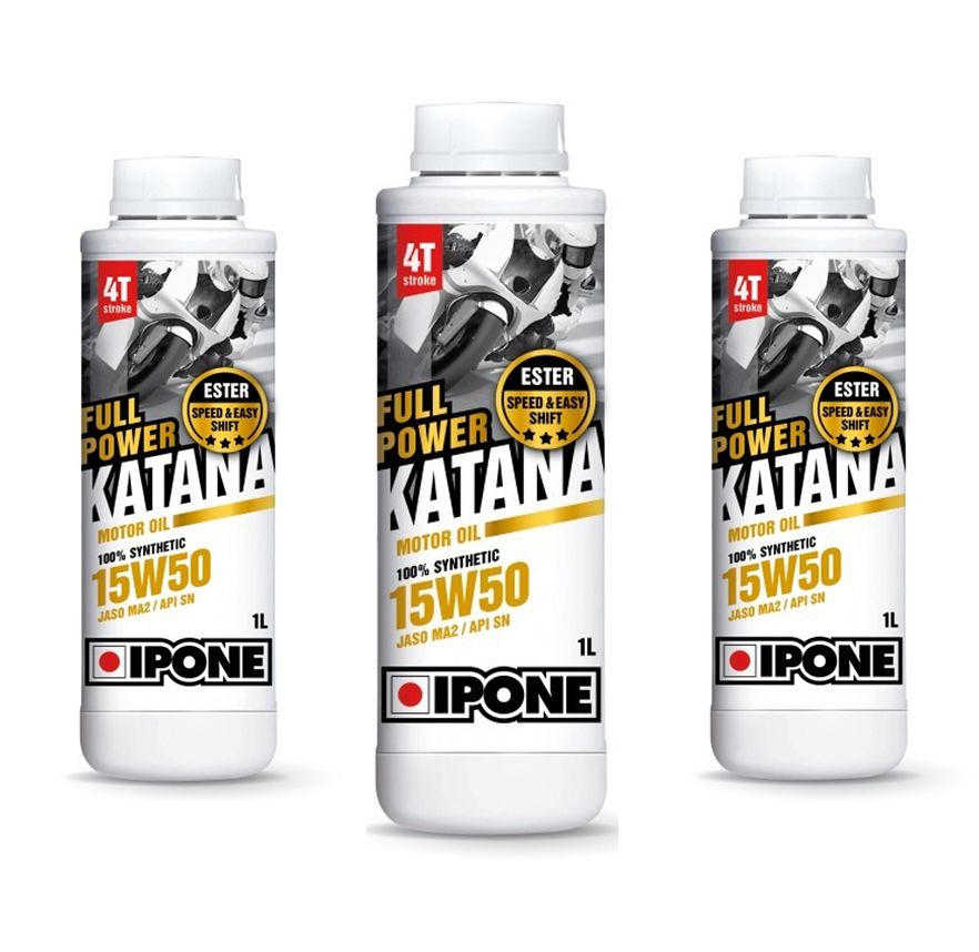LUBRICANTE IPONE POWER KATANA 100% SINTETICO 15W50 1L