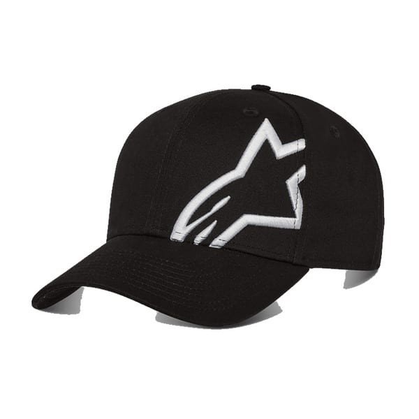 GORRO ALPINESTARS CORP SNAP 2 NEGRO BLANCO