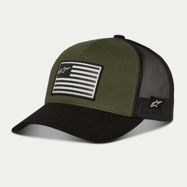 ALPINESTARS GORRO FLAG SNAPBACK VERDE MILITAR