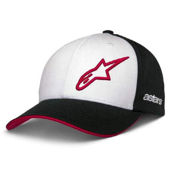 GORRO ALPINESTARS SESSIONIZED BLANCO NEGRO ROJO