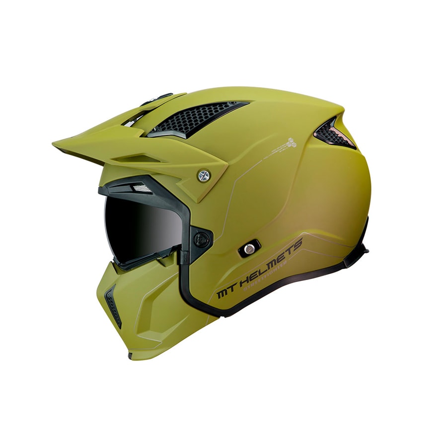 CASCO MT STREETFIGHTER SV SOLID A6 VERDE MATE