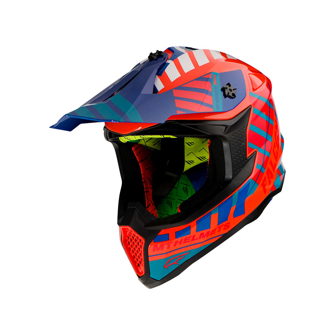 CASCO MT FALCON ENERGY B14 NARANJA FLUOR BRILLO