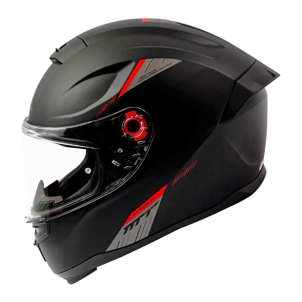 CASCO MT FF114 HUMMER SOLID A1 NEGRO MATE (LIQUIDACION, SIN CAMBIOS NI DEVOLUCION)