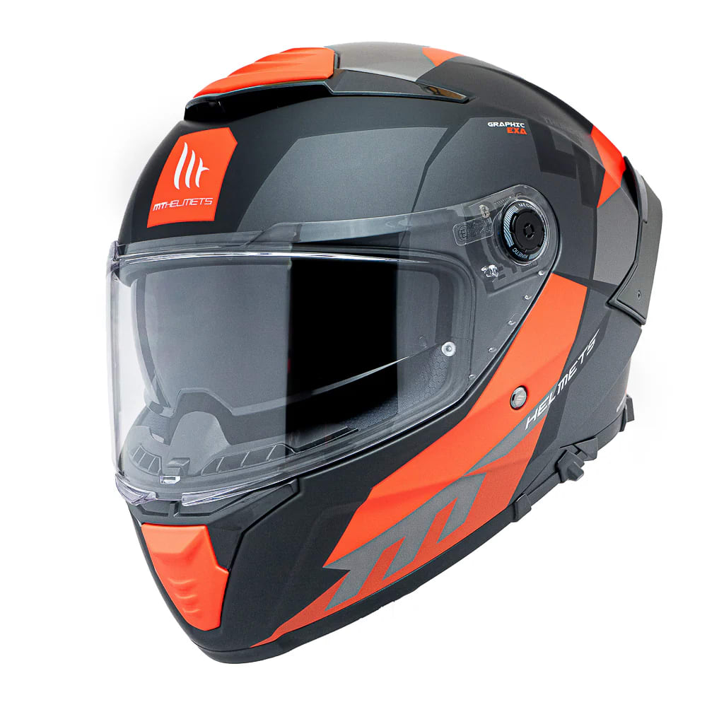 CASCO MT FF118SV THUNDER 4 SV EXA A5 ROJO MATE + PLK