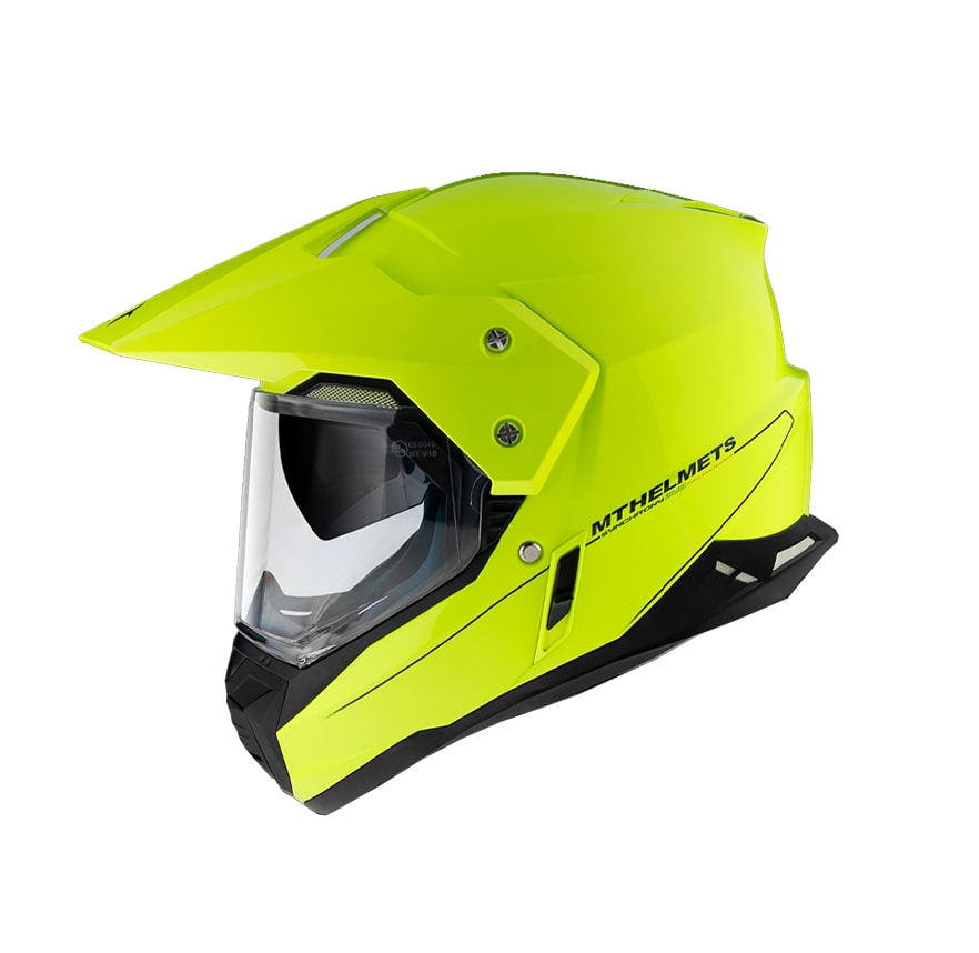 CASCO MT SYNCHRONY DUO SPORT SOLID AMARILLO FLUOR