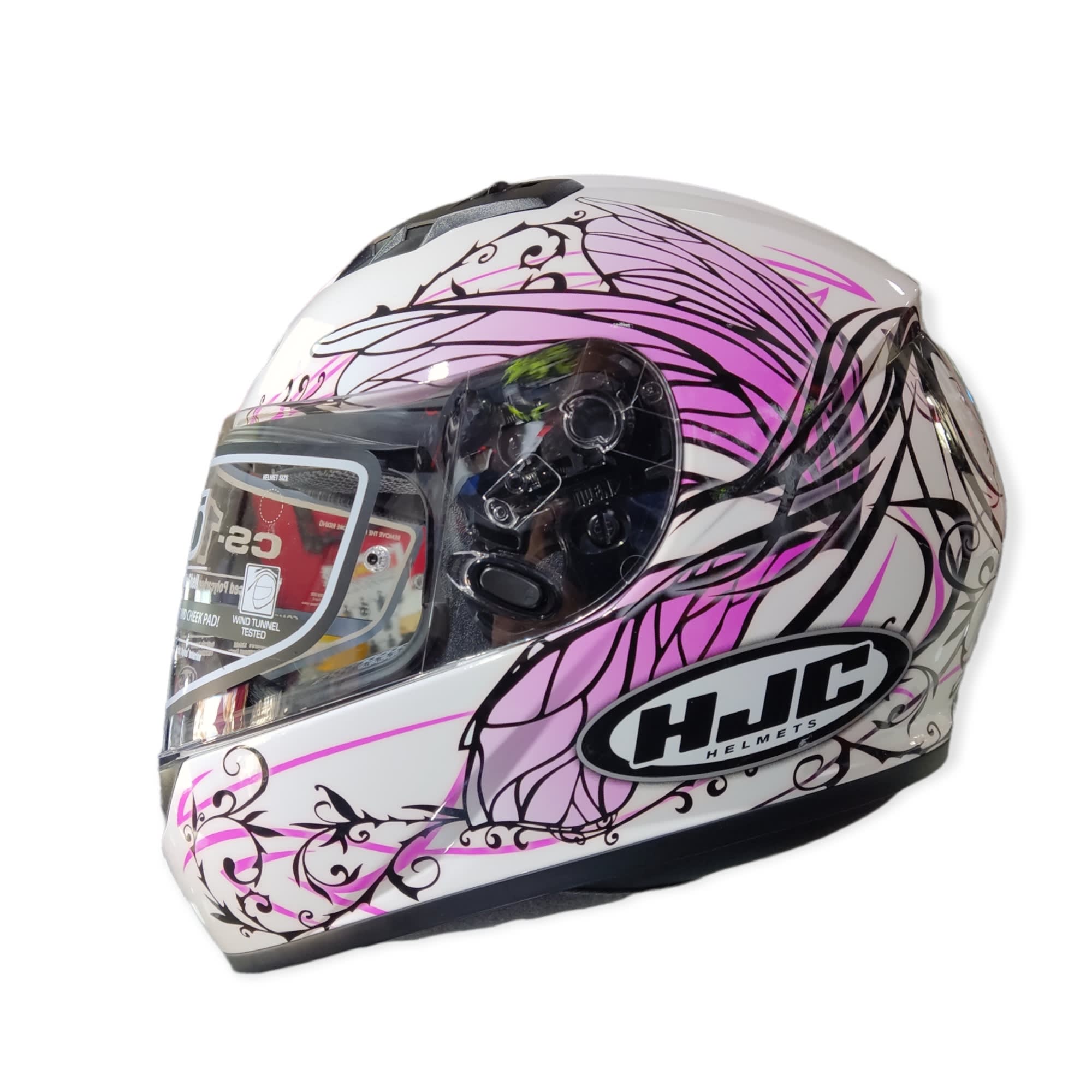 CASCO HJC CS15 NAVIYA MC8SF BLANCO ROSADO