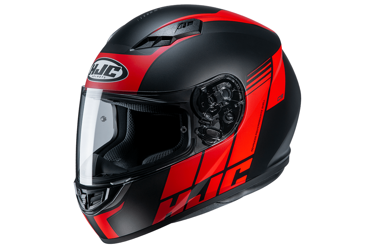 CASCO HJC CS15 MYLO MC1SF NEGRO ROJO