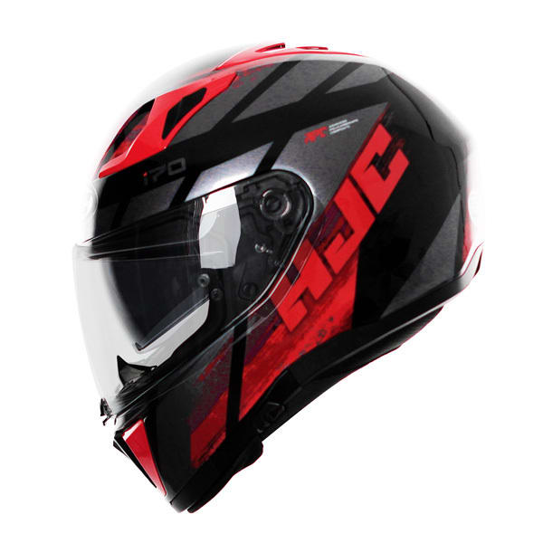 CASCO HJC i70 REDEN MC1SF NEGRO ROJO