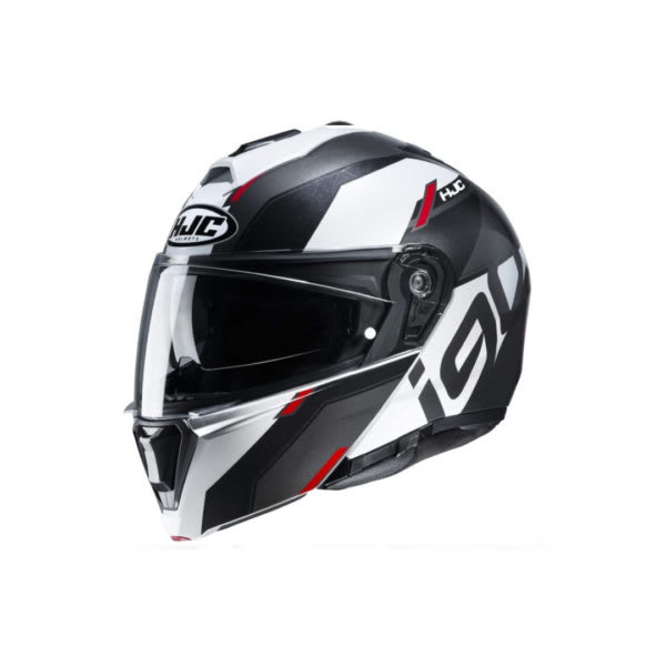 CASCO HJC I90 AVENTA MC1 BLANCO/NEGRO/ROJO