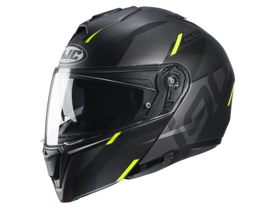 CASCO HJC I90 AVENTA MC4HSF NEGRO/GRIS/AMARILLO