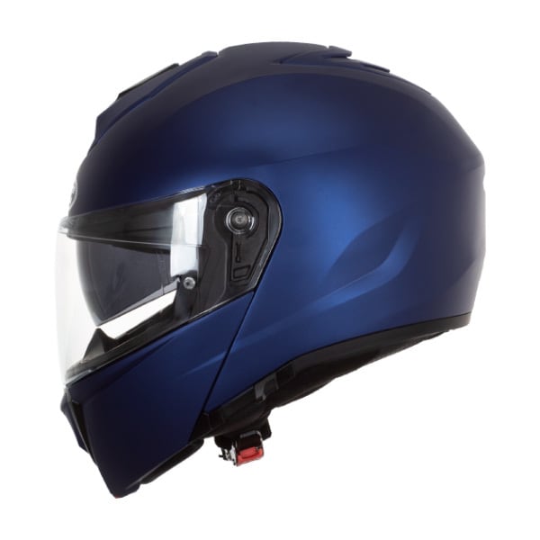 CASCO HJC I90 SOLID AZUL METALICO MATTE