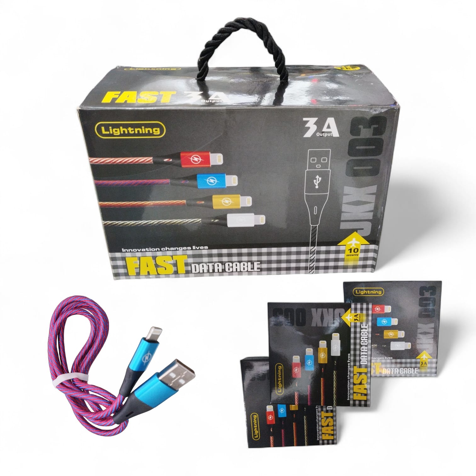 92004-9 CABLE USB -IPHONE 1M CAJA 12 UNIDADES
