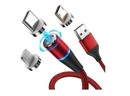 92015-5 CABLE MAGNETICO 3 PUNTA IPHONE TIPO C V8 X10 UNID