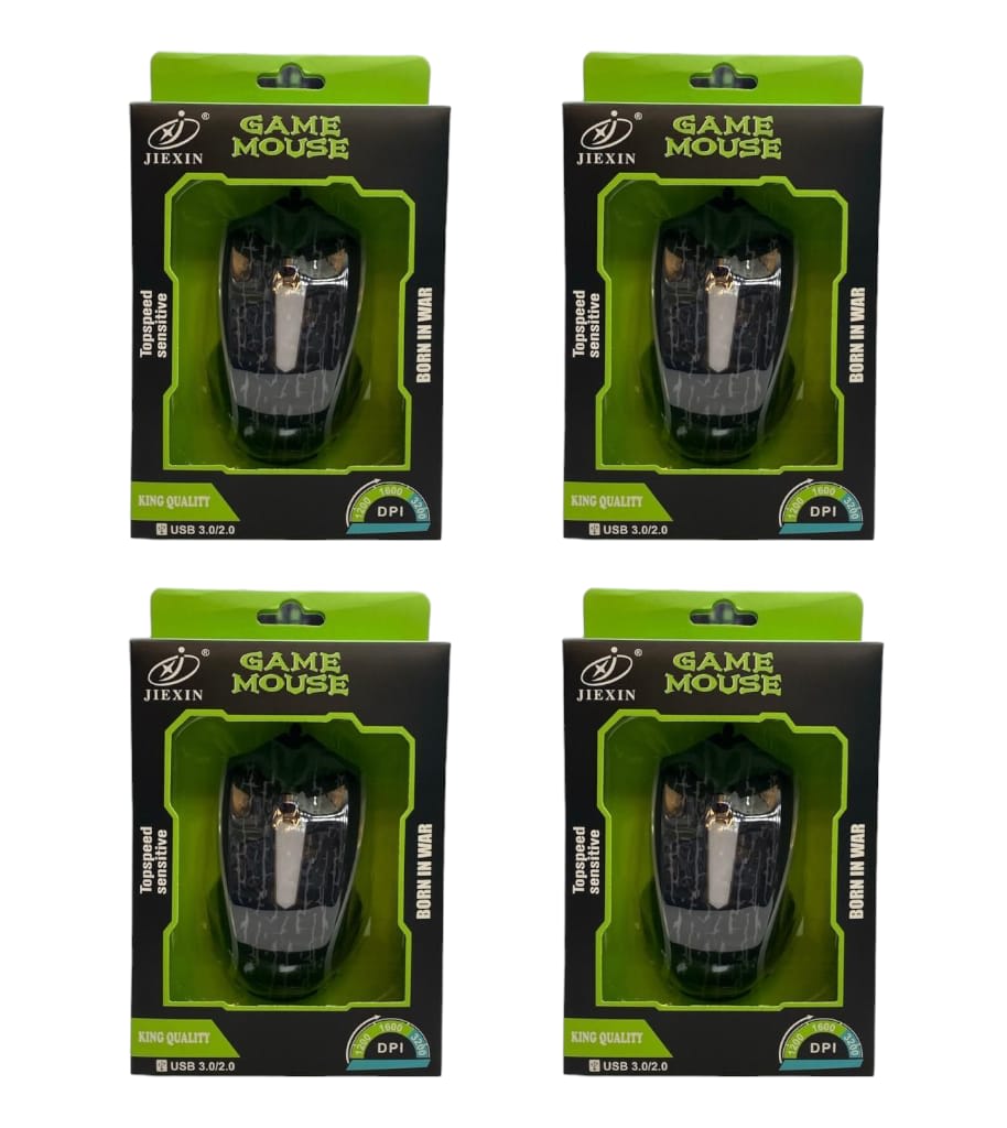 92070-6 PACK X 4 UNID MAUSE GAMER RGB USB 3.0 ALTA PRECISION