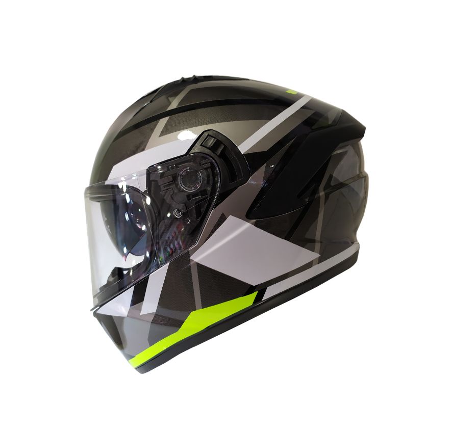 CASCO FHORSE JH-801 CROSS NEGRO AMARILLO