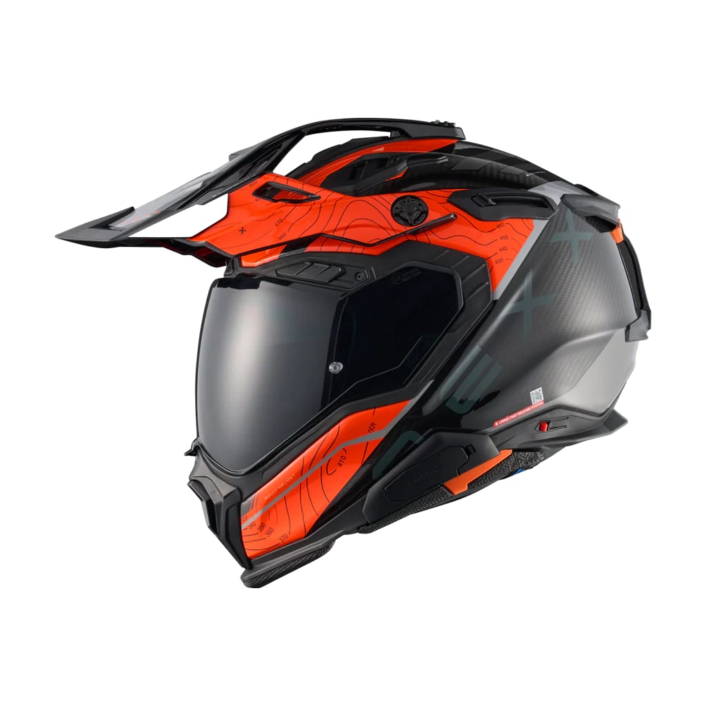 NEXX CASCO X.WED3 FURKA NARANJO GRIS CARBONO