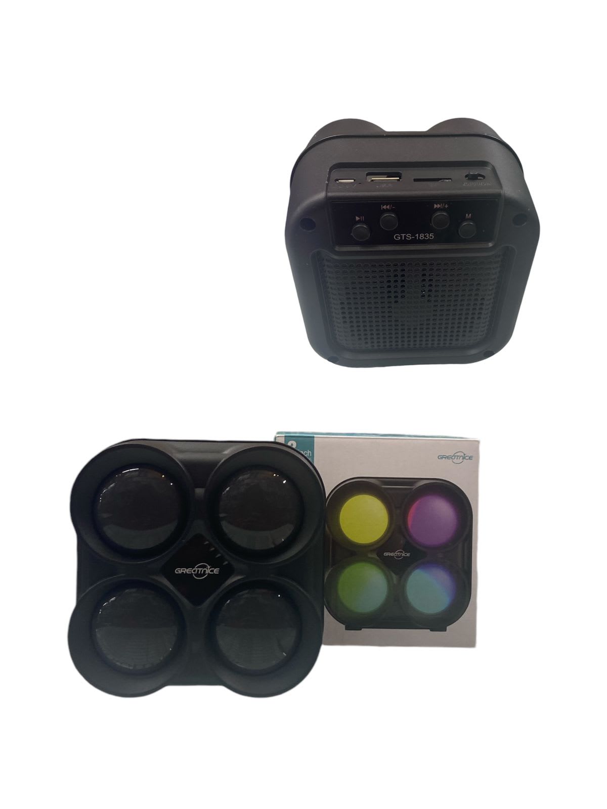 ELEK GTS-1835 PARLANTE CUADRADO 4RGB RECARGABLE