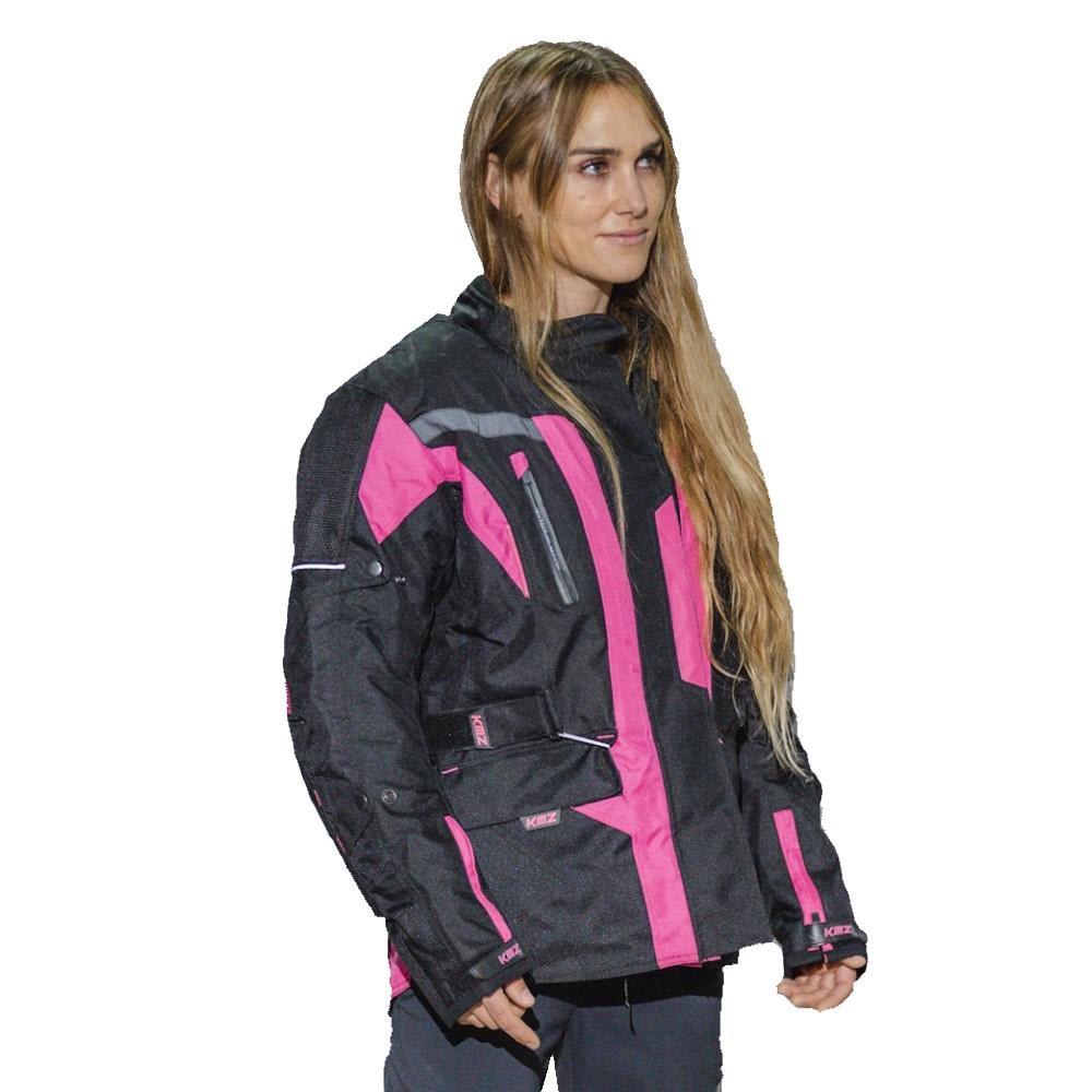 CHAQUETA LARGA KMZ UYUNI NEGRO/ROSADO